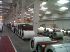 Planta de decapado en seco de bobinas de acero