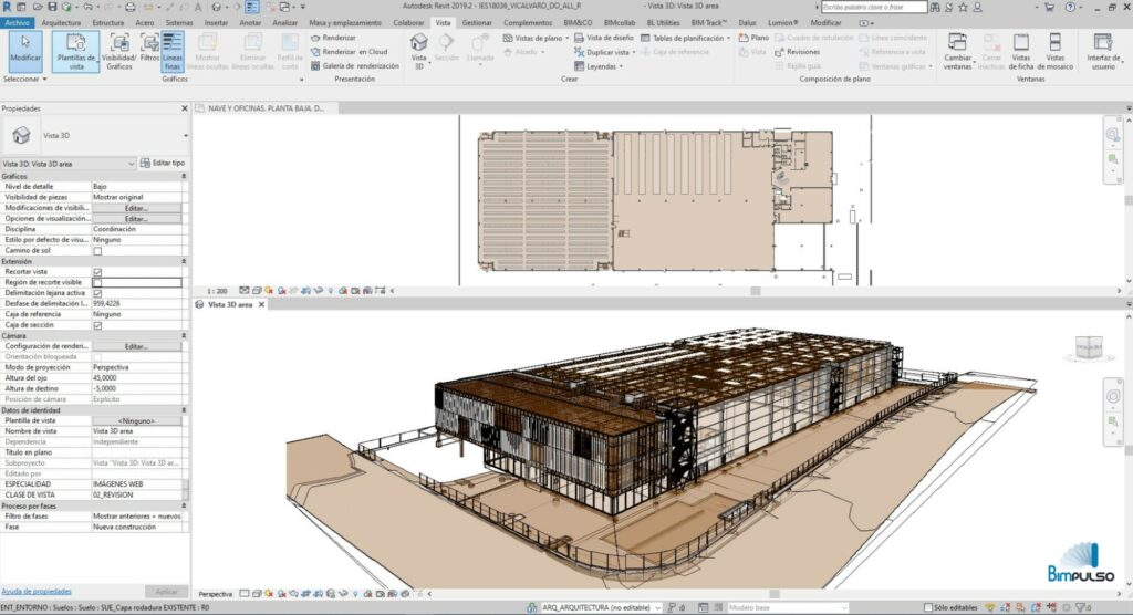 Vicalvaro_1-BIM 01 nave oficinas BIM