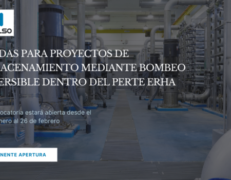 SE LANZAN LAS AYUDAS PARA PROYECTOS DE ALMACENAMIENTO MEDIANTE BOMBEO REVERSIBLE DENTRO DEL PERTE ERHA